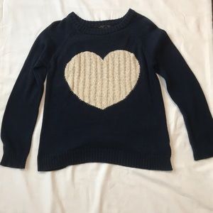 Heart Sweater Cable Knit